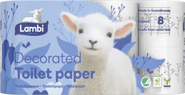 Toalettpapir Decor 8pk