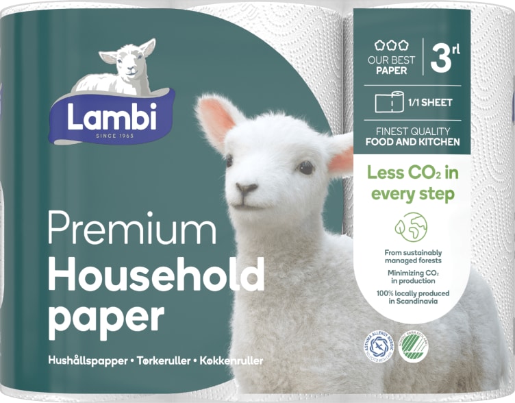 Tørkerull 3pk Premium Lambi