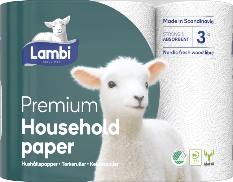 Tørkerull 3pk Premium Lambi