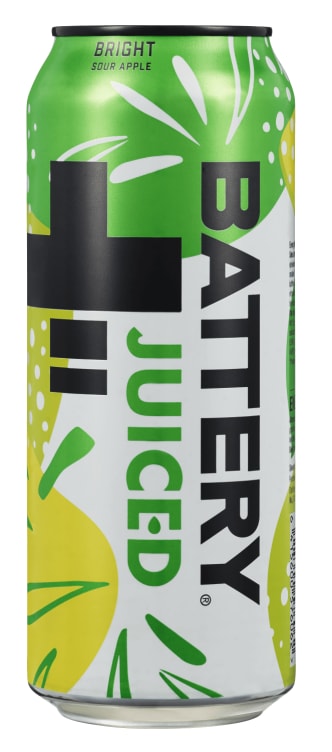 Battery Juiced Sour Apple 0,5l boks