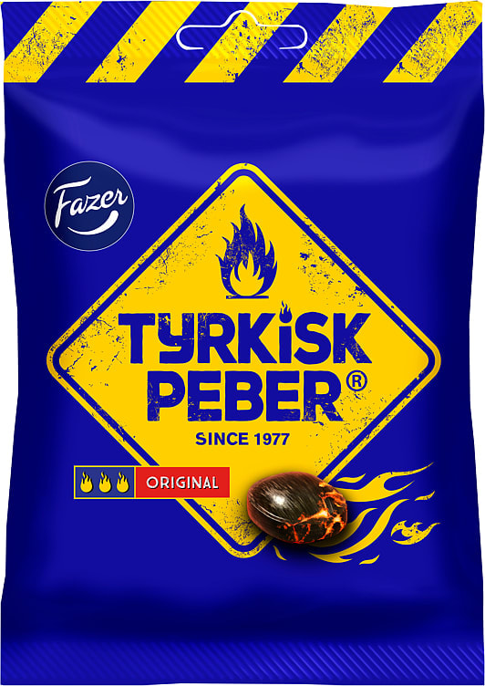 Tyrkisk Peber Original 120g Fazer