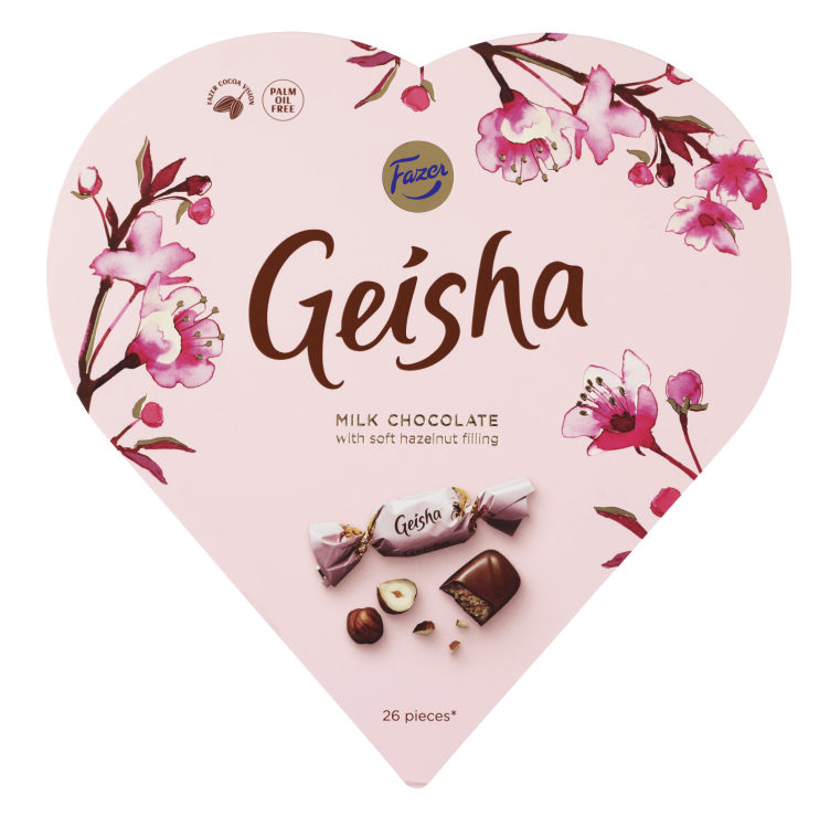 Geisha Heart Box 190g Fazer