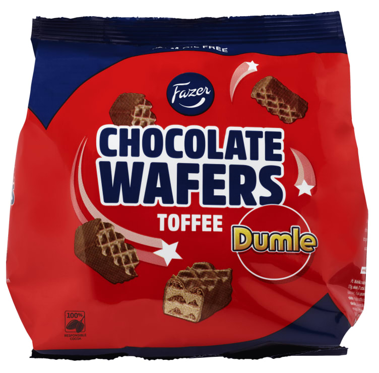 Dumle Wafer Sjokolade 175g Fazer