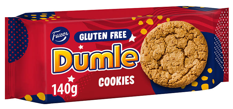 Dumle Cookies glutenfri 140g Fazer