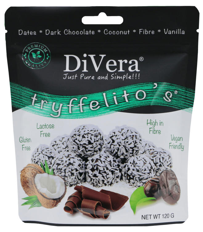 Tryfeffelitos Kokos 120g Divera