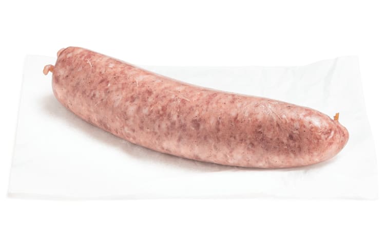 Rå julepølse av utegris