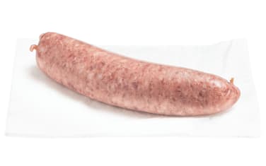 Rå julepølse av utegris