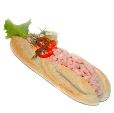 Baguette m/Reker pr stykk