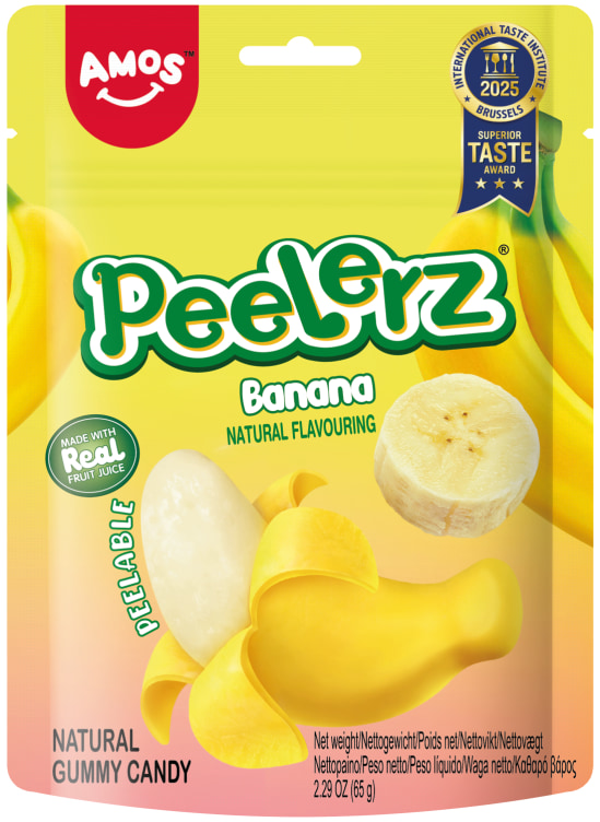 Peelerz Gummy Banana 65g Amos