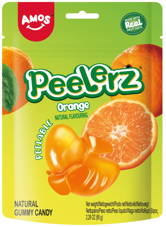 Peelerz Gummy Orange 65g Amos
