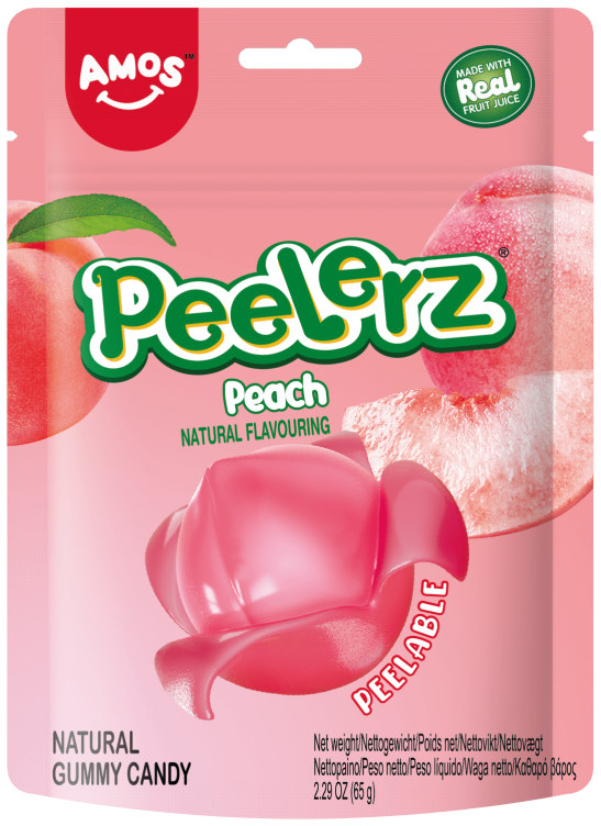 Peelerz Gummy Peach 65g Amos
