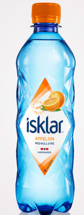 Bilde av Isklar Sparkling Appelsin 0,46l flaske