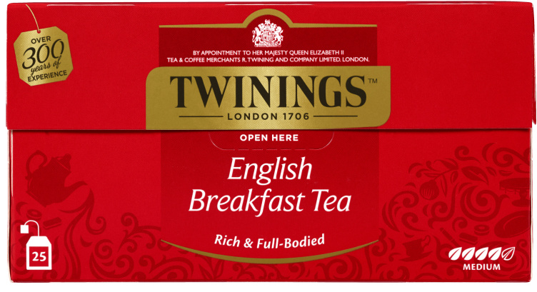Twinings English Breakfast 25 poser