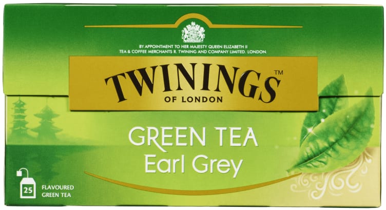 Grønn Te Earl Grey 25pos Twinings