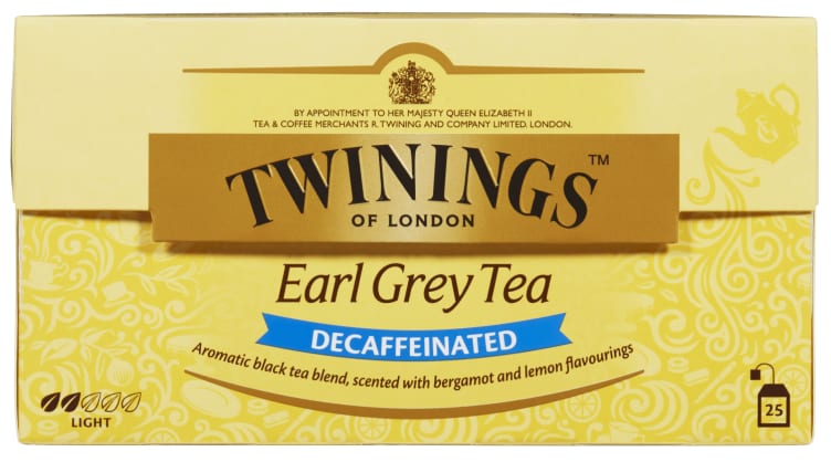Earl Grey Tea Koffeinfri 25pos Twinings