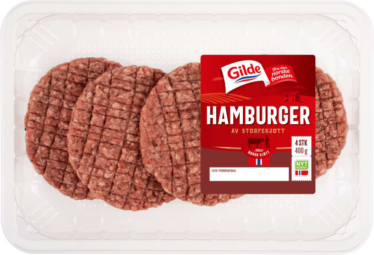 Hamburger Storfe 4x100g Gilde