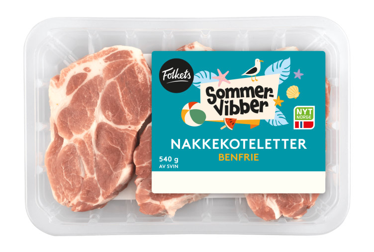 Product Image for Svin Nakkekotelett Benfri 3pk 540g Sommevibber