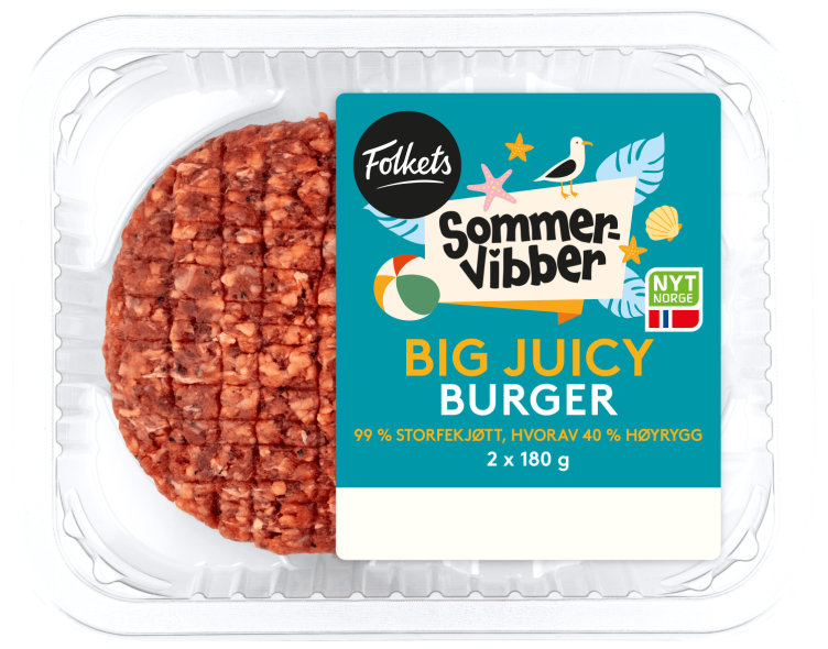 Product Image for Burger Big Juicy 2x180g Sommervibber