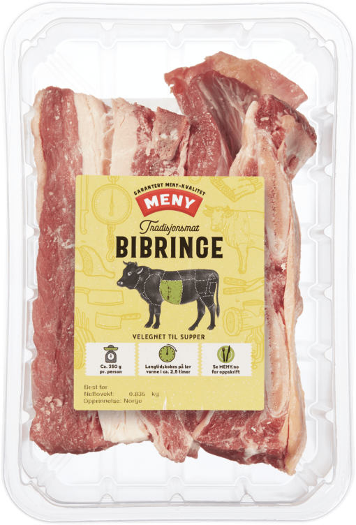 Storfe Bibringe m/Ben Ca1kg Meny