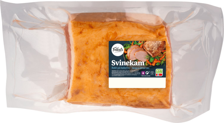 Svinekam m/Ben Røkt Bit Ca1,3kg Folkets
