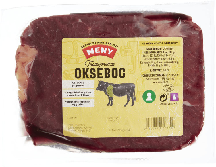 Storfe Bog i Bit Ca700g Meny