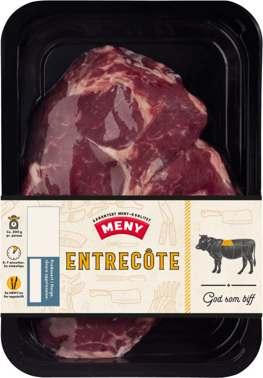 Product Image for Storfe Entrecote skivet Ca350g Meny