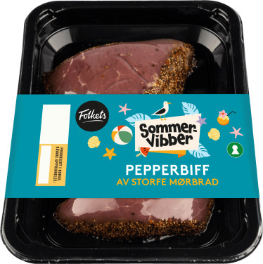 Storfe Pepperbiff Mørbrad Ca385g Sommervibber