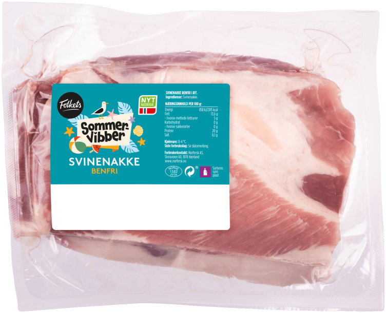 Svinenakke i Bit Ca600g Sommervibber