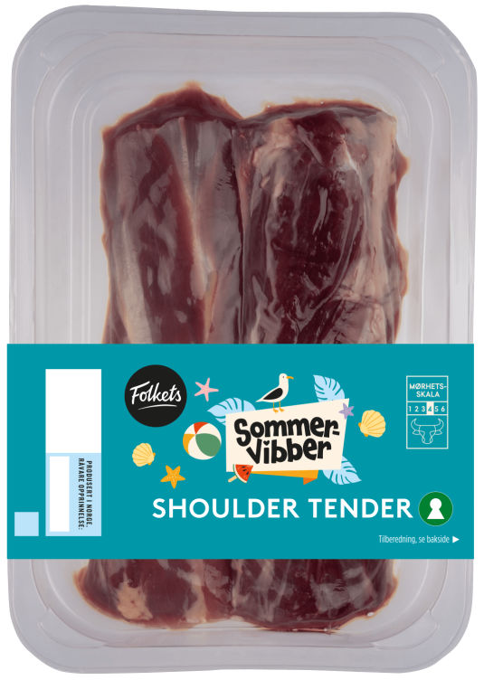 Storfe Shoulder Tender Ca350g Folkets Vib