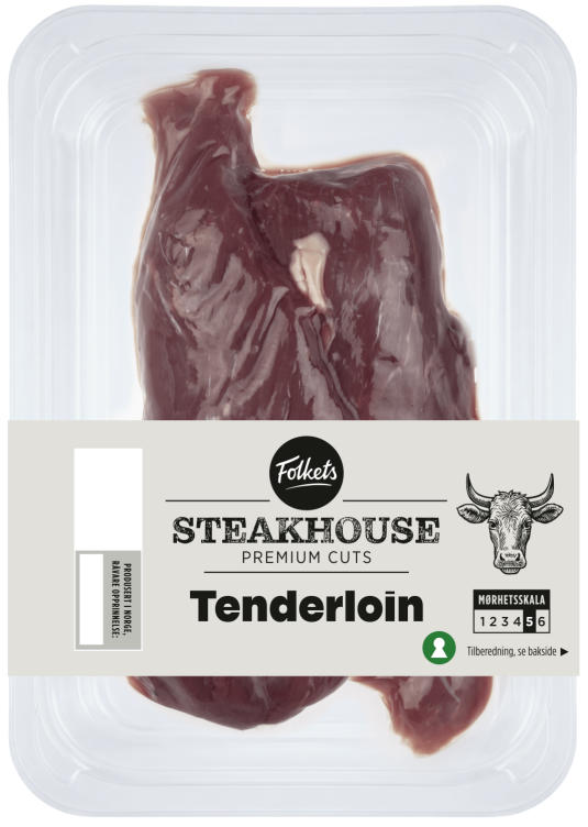 Storfe Tenderloin Ca300g Folkets