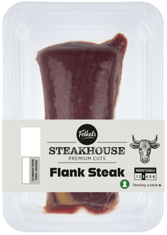 Storfe Flank Steak Ca380g Folkets