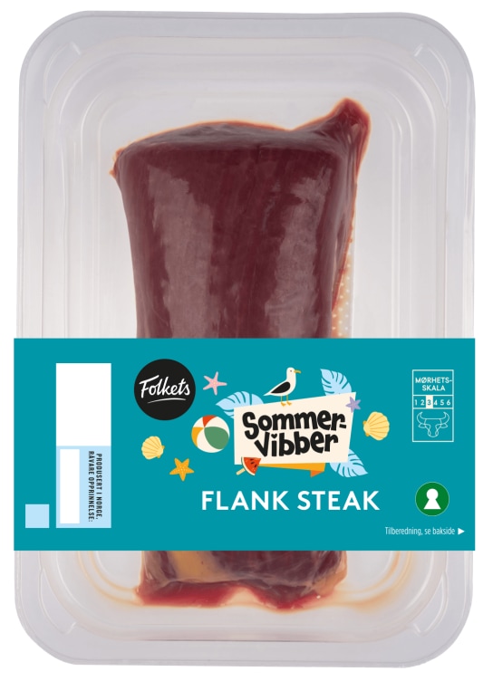 Storfe Flank Steak 380g Folkets Vib