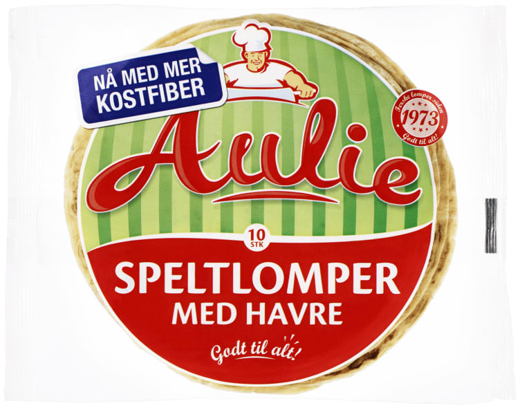 Speltlomper m/Havre 10stk Aulie