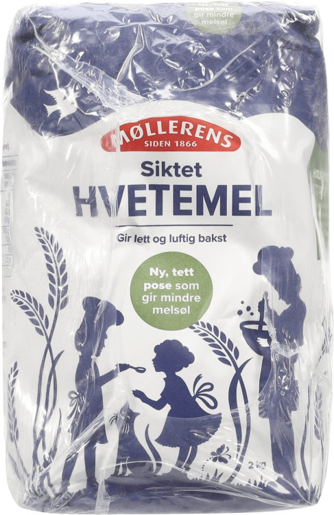 Hvetemel Siktet 4x2kg Møllerens