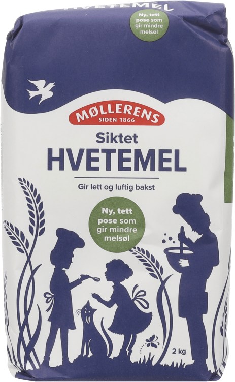 Hvetemel Siktet 2kg Møllerens