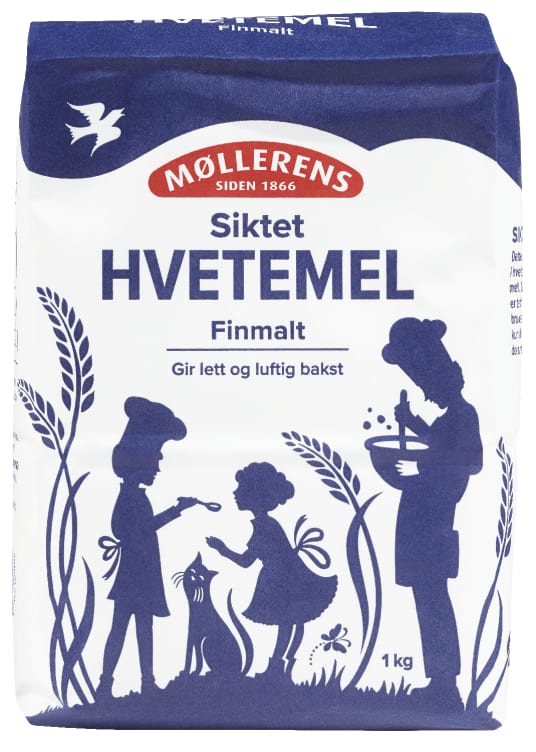 Hvetemel Siktet 1kg Møllerens