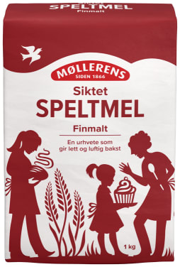 Speltmel Siktet