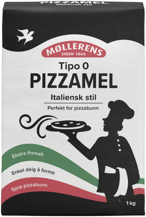 Pizzamel Tipo-0 1kg Møllerens