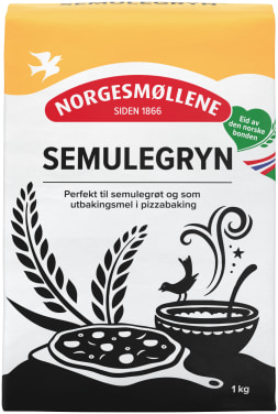 Semulegryn 1kg Norgesmøllene