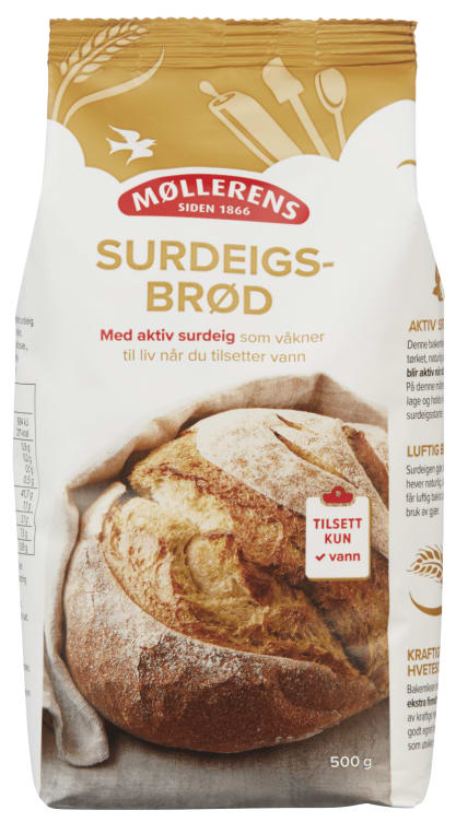 Surdeigsbrød Melmix 500g Møllerens