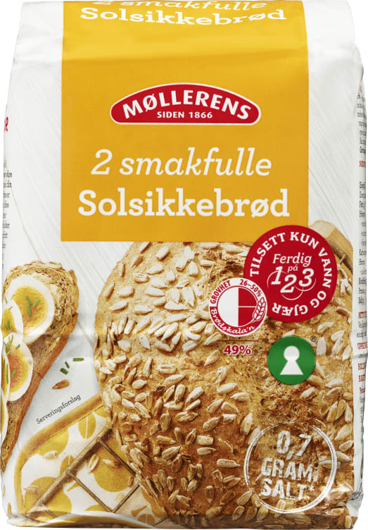 Solsikkebrød Melmiks 1kg Møllerens