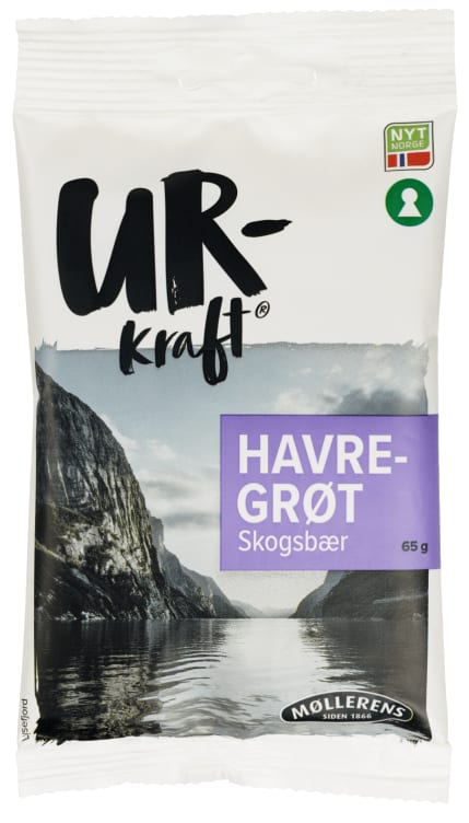 Product Image for Havregrøt Skogsbær 65g Urkraft