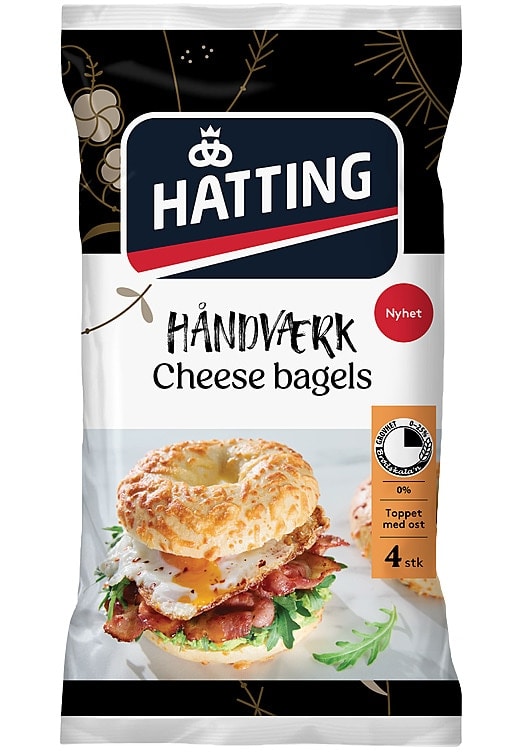 Cheese Bagels 85gx4stk Hatting