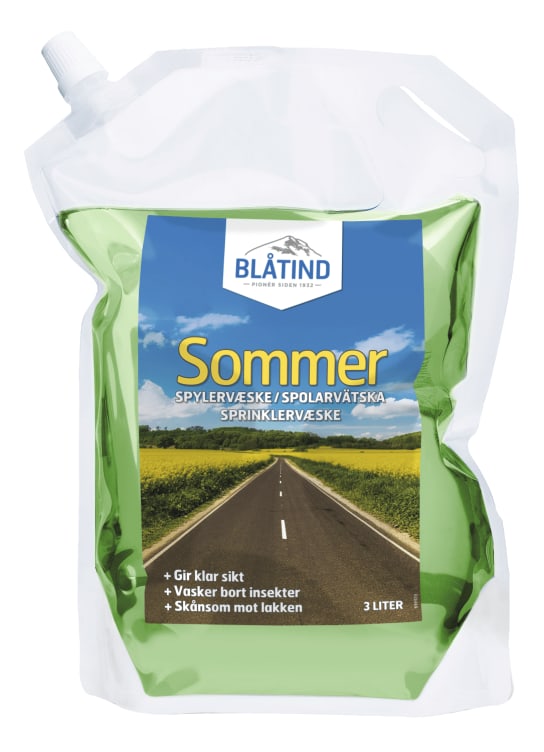 Spylervæske Sommer pose 3l Blåtind