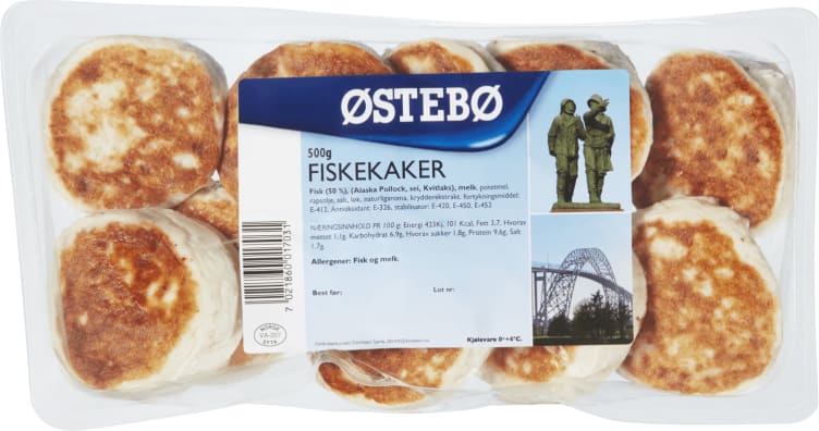 Fiskekaker 500g Østebø