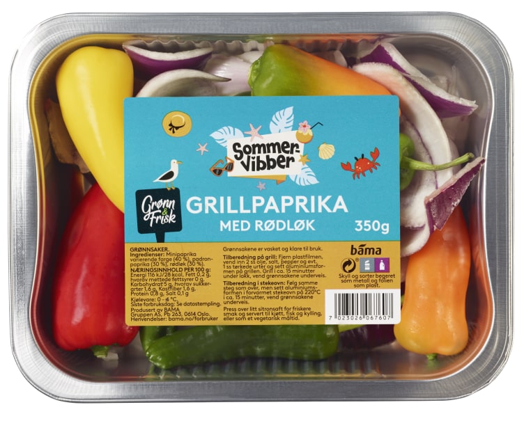 Grillpaprika 350g Sommervibber