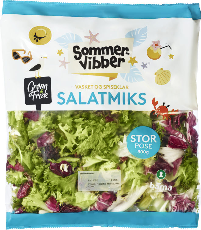 Salatmiks 300g Sommervibber