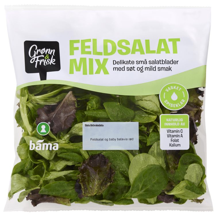 Feldsalat Mix 65g Grønn&Frisk