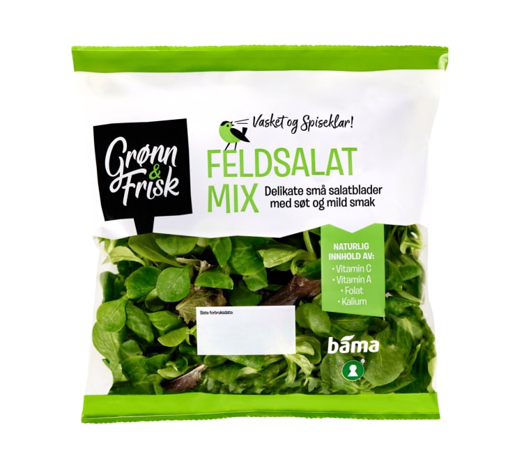 Feldsalat Mix 65g Grønn&Frisk