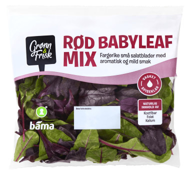 Rød Babyleaf Mix